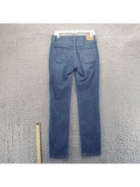Levis Jeans Womens Size 8 Blue Mid Rise Skinny Stretch Denim *Read*